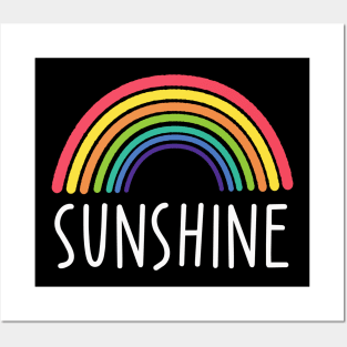 hope sunshine rainbow Posters and Art